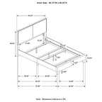 Boyd Transitional Fabric Upholstered Panel Bed
