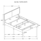 Boyd Transitional Fabric Upholstered Panel Bed