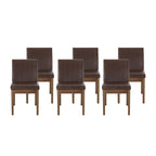 Kwame Upholstered Dining Chairs (Set of 6) by Christopher Knight Home