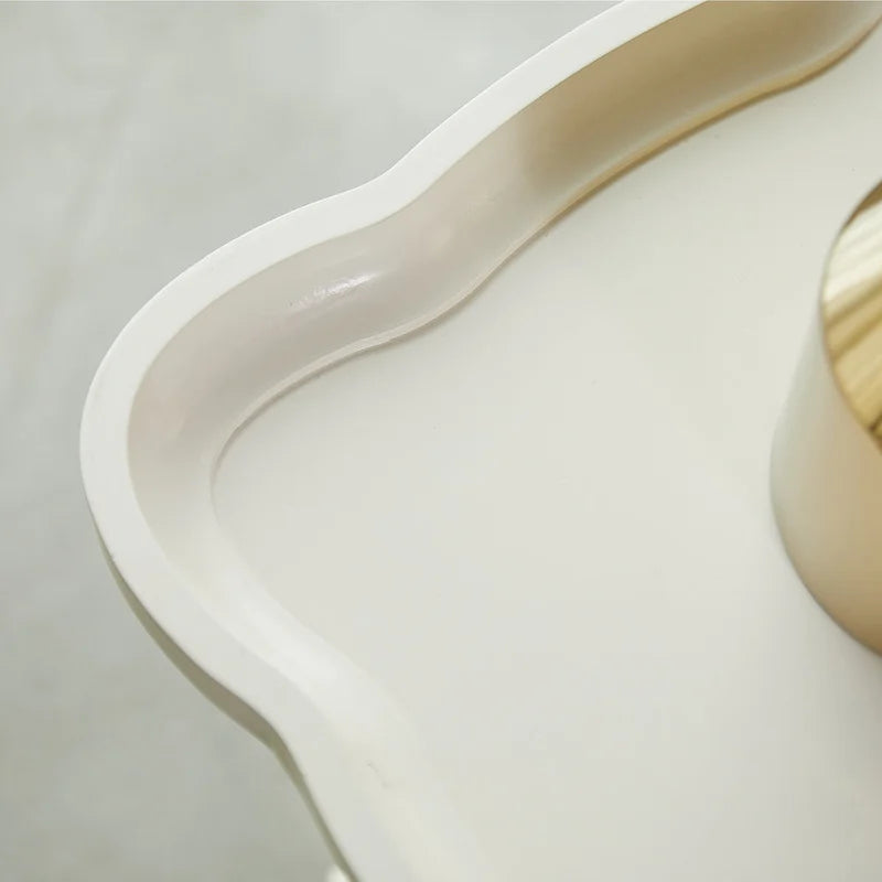 COZAYH Rustic Farmhouse Tray Top End Table