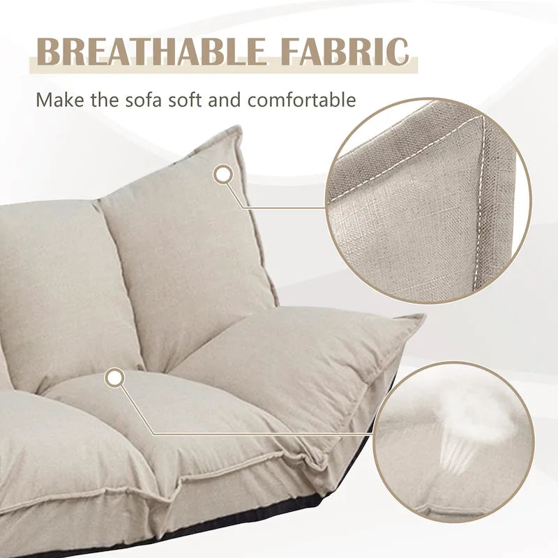 Modern Lazy Sofa Cute Futons Sets Comfortable Adjustable Sofa Bed