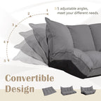 Modern Lazy Sofa Cute Futons Sets Comfortable Adjustable Sofa Bed