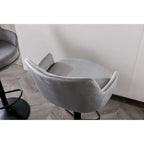 Set of 2 Adjustable Counter Height Bar Chairs for Kitchen