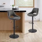 Retro Adjustable Swivel Barstool (Set of 2)