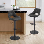 Retro Adjustable Swivel Barstool (Set of 2)