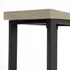 DH BASIC Grey and Black 5-Piece Counter Height Dining Set by Denhour