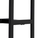 DH BASIC Grey and Black 5-Piece Counter Height Dining Set by Denhour