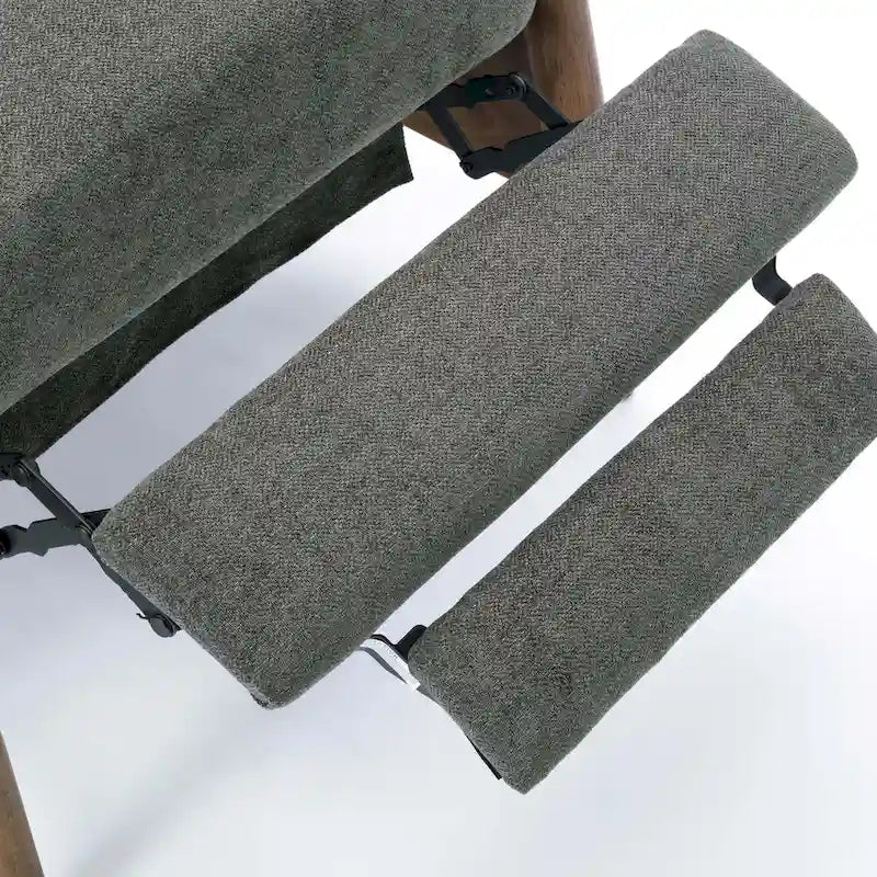 Sloan Wood Arm Push Back Recliner by Greyson Living