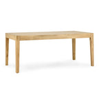 Beechgrove 72 Dining Table in Natural Brown by Kosas Home - 72Wx38Dx30H