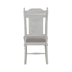 River Place Riverstone White 5 Piece Pedestal Table Set