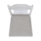 River Place Riverstone White 5 Piece Pedestal Table Set