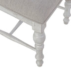 River Place Riverstone White 5 Piece Pedestal Table Set