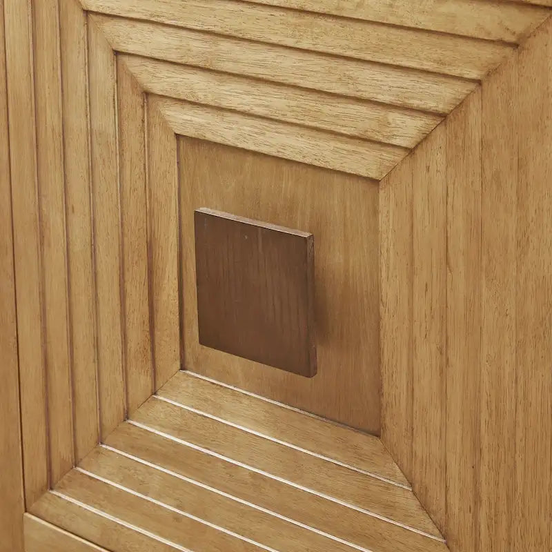 Madison Park Paige Geometric 2-Door Storage Cabinet with Adjustable Shelves