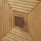 Madison Park Paige Geometric 2-Door Storage Cabinet with Adjustable Shelves