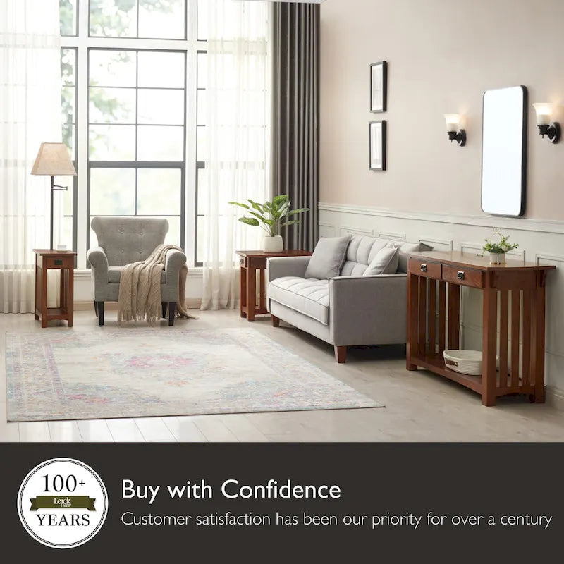 Leick Home Mission Impeccable End Table with Drawer