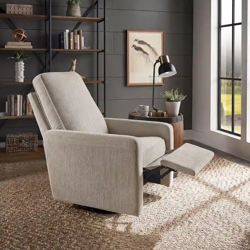 Cadeau Push Back Swivel Recliner Chair by iNSPIRE Q Modern