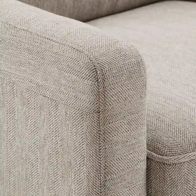 Cadeau Push Back Swivel Recliner Chair by iNSPIRE Q Modern