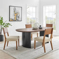 Conway 86.5 Oval Dining Table