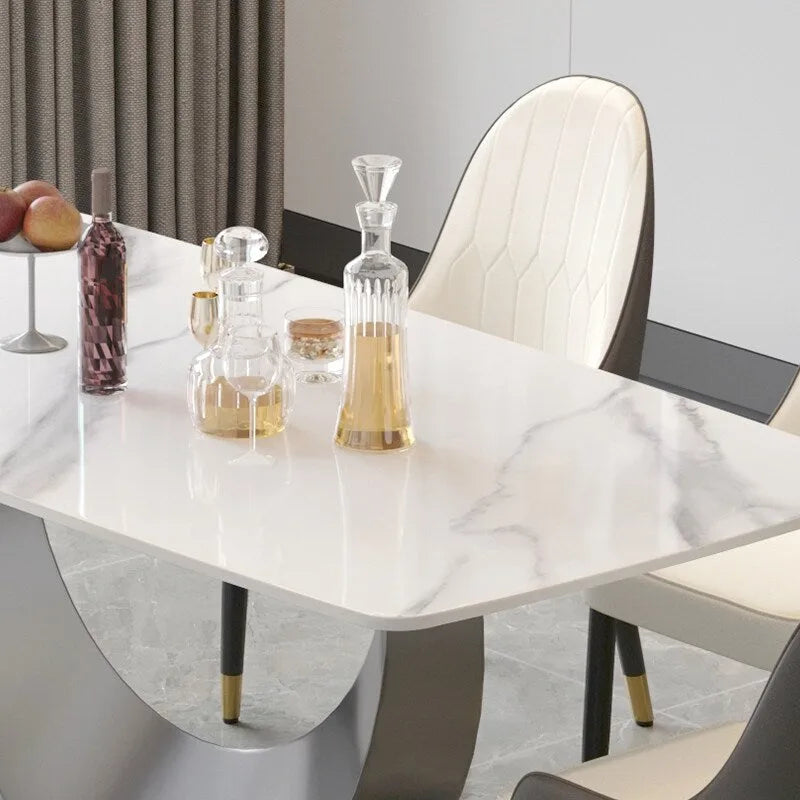 71 Modern Rectangular Sintered Stone Dining Table