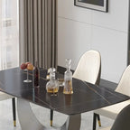 71 Modern Rectangular Sintered Stone Dining Table