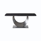 71 Modern Rectangular Sintered Stone Dining Table