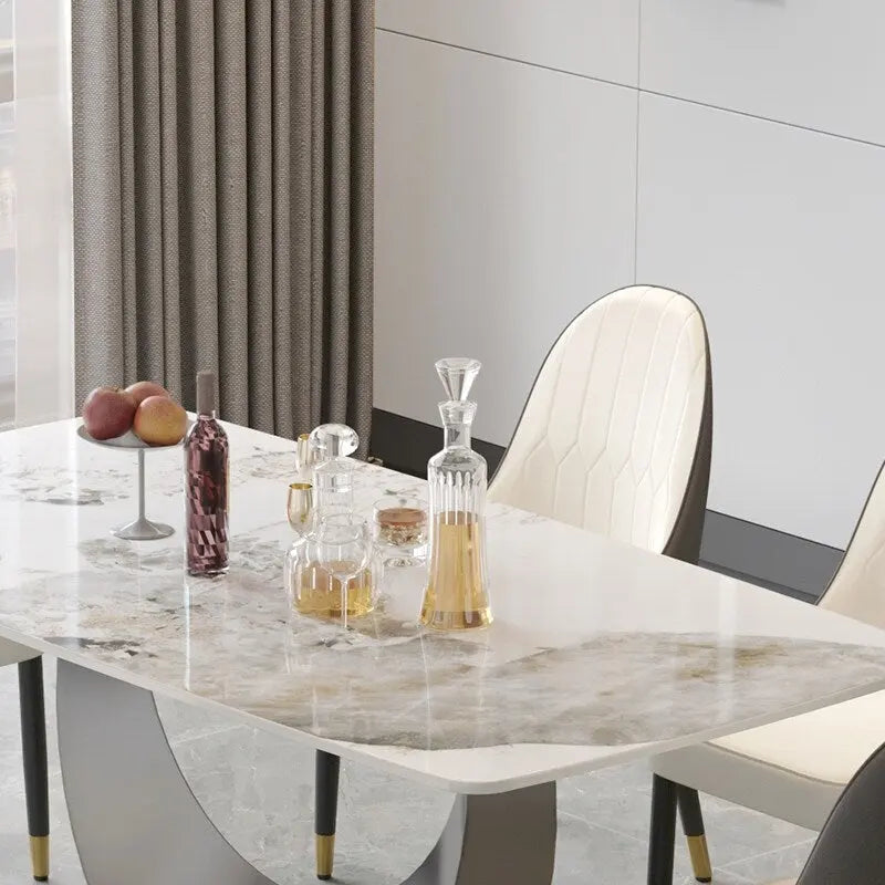 71 Modern Rectangular Sintered Stone Dining Table