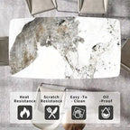 71 Modern Rectangular Sintered Stone Dining Table