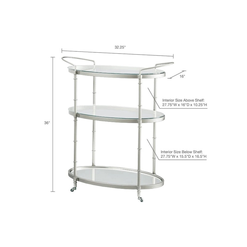 Madison Park Signature Lauren Bar Cart