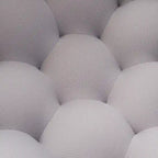 2-Seat Bubble Curved Lazy Sofa Honeycomb Shaped with 3D Textile Fabric for Living Room Salon Apartment