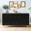 Media Entertainment Center, Console Table with Adjustable Shelves,Storage Sideboard Cabinet for Living Room