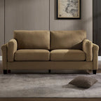 Morden Fort Modern Double Arm Sofa,Deep Seat Couch,Pillowed Back Cushions,Durable Upholstered Fabric