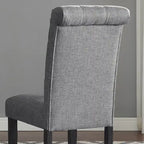 Roundhill Furniture Leviton Antique Black Finished Wood 7-piece Dining Set