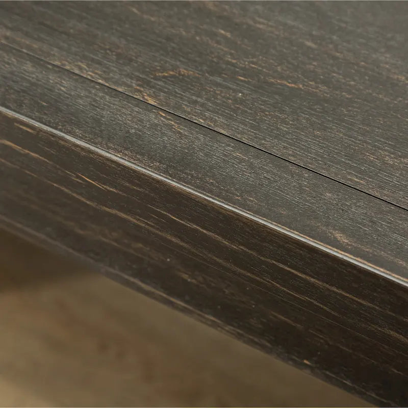 Roundhill Furniture Leviton Antique Black Finished Wood 7-piece Dining Set