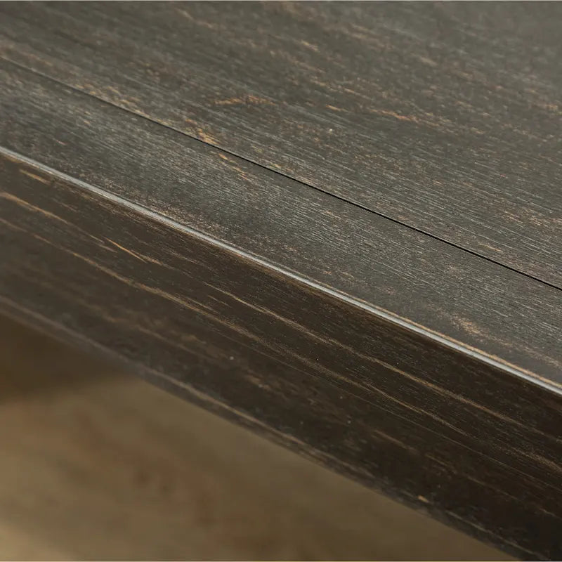 Roundhill Furniture Leviton Antique Black Finished Wood 7-piece Dining Set