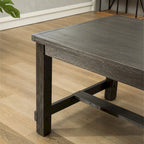 Roundhill Furniture Leviton Antique Black Finished Wood 7-piece Dining Set