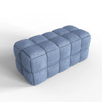 Luxerna 36-inch Padded Natural Linen Box Weave Comfort Bench