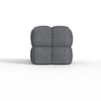 Luxerna 36-inch Padded Natural Linen Box Weave Comfort Bench