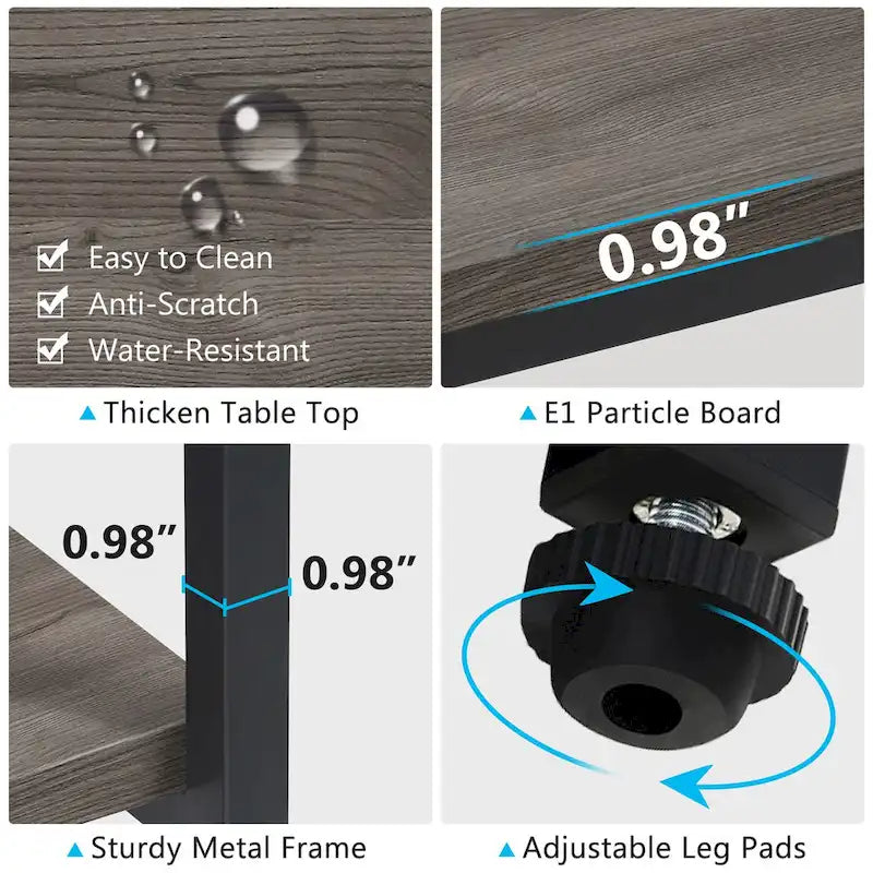 70.9 inch Extra Long Console Table Narrow Sofa Tables with 3 Tier Wood Storage Shelves