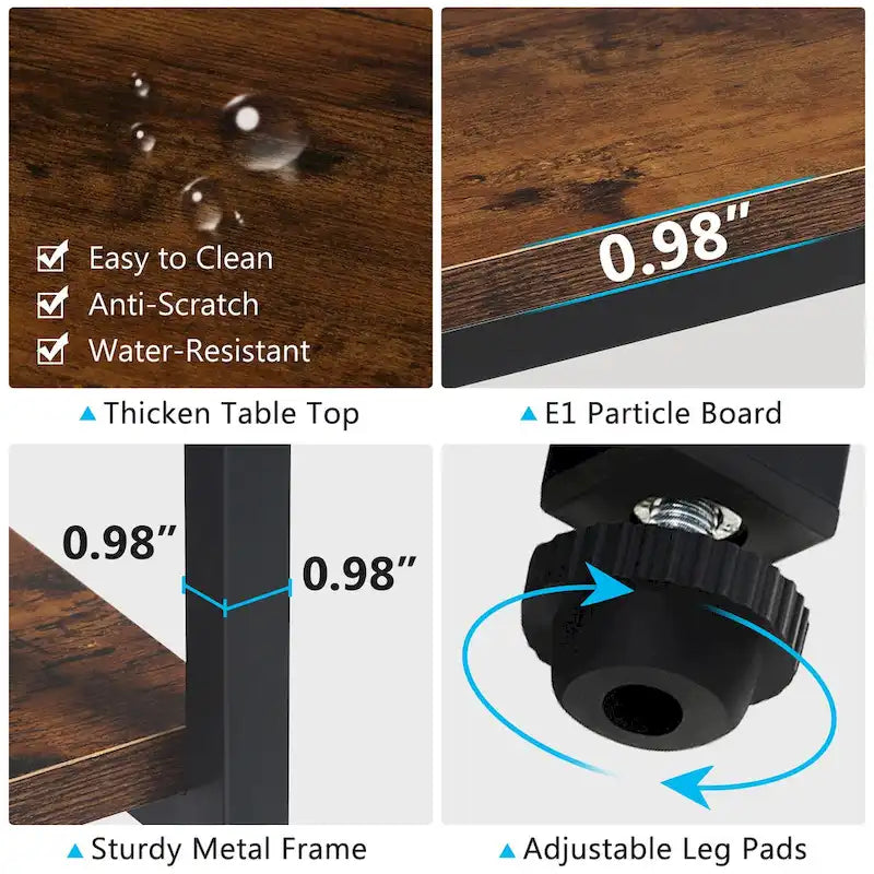 70.9 inch Extra Long Console Table Narrow Sofa Tables with 3 Tier Wood Storage Shelves
