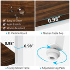 70.9 inch Extra Long Console Table Narrow Sofa Tables with 3 Tier Wood Storage Shelves