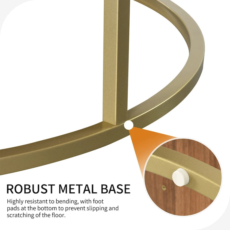 Round Lift Top Extendable Frame Coffee Table with Hide Storage