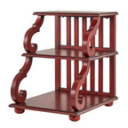 Lorraine Wood Scroll End Table by iNSPIRE Q Classic