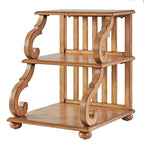 Lorraine Wood Scroll End Table by iNSPIRE Q Classic