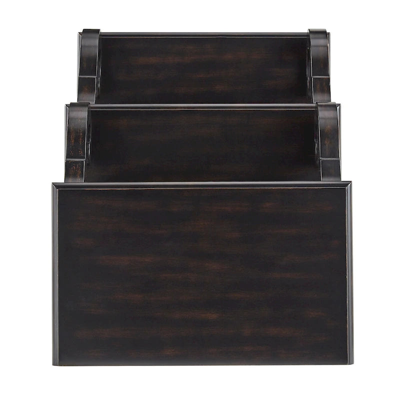 Lorraine Wood Scroll End Table by iNSPIRE Q Classic