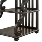 Lorraine Wood Scroll End Table by iNSPIRE Q Classic