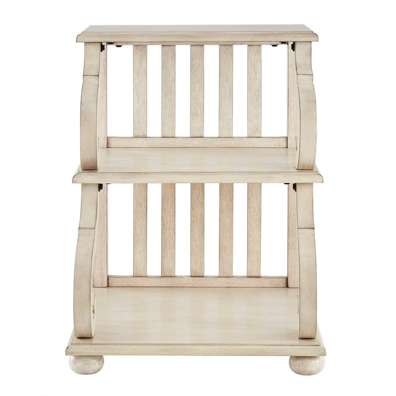 Lorraine Wood Scroll End Table by iNSPIRE Q Classic