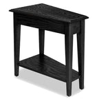 Leick Home Recliner Wedge Table with Shelf