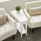 Leick Home Recliner Wedge Table with Shelf