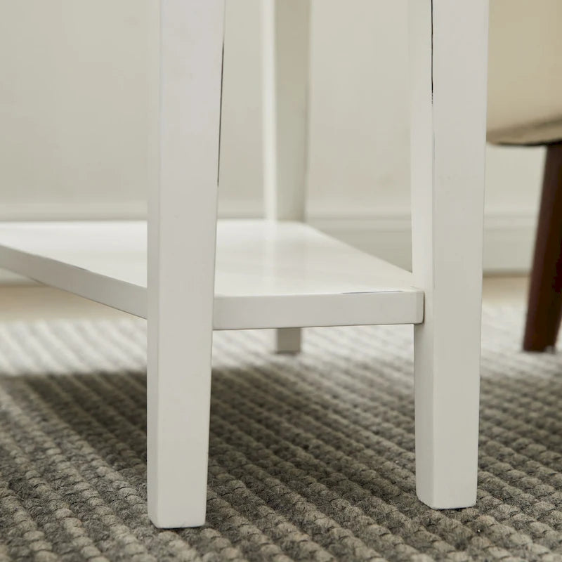 Leick Home Recliner Wedge Table with Shelf