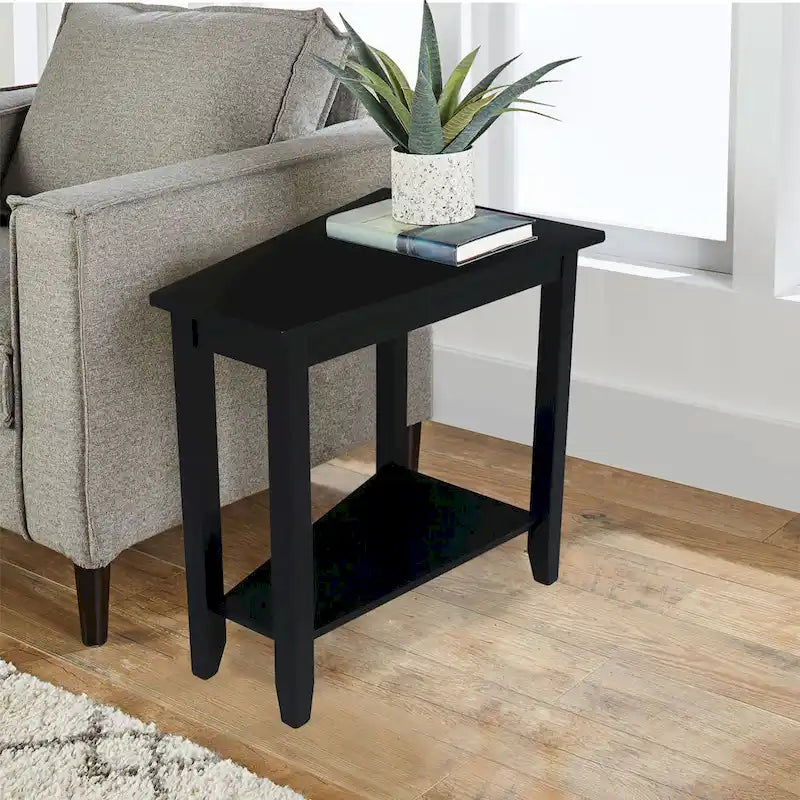 Keystone Solid Parawood Accent Table